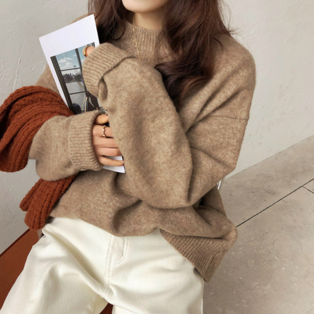 MIOLA™ - Casual Long Sleeve Round Neck Sweater