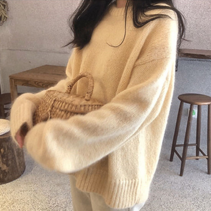MIOLA™ - Casual Long Sleeve Round Neck Sweater